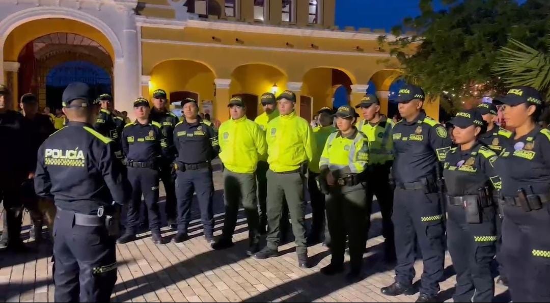 Más de 200 policías en el FestiJazz 2025 en Mompox