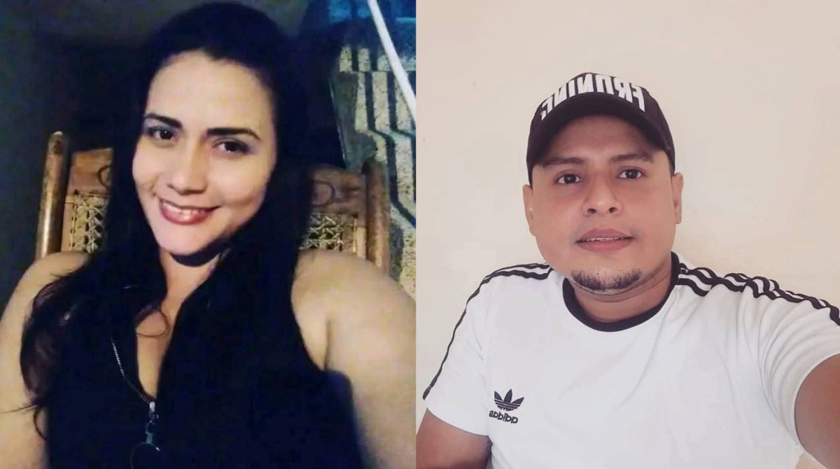 Johana Baca y Edison García.