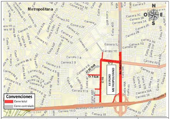 Autoridades de tránsito coordinan operativos en los alrededores del estadio Metropolitano