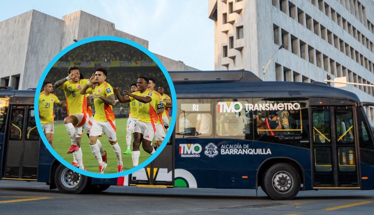 Desvíos en Transmetro por el partido de la Selección Colombia