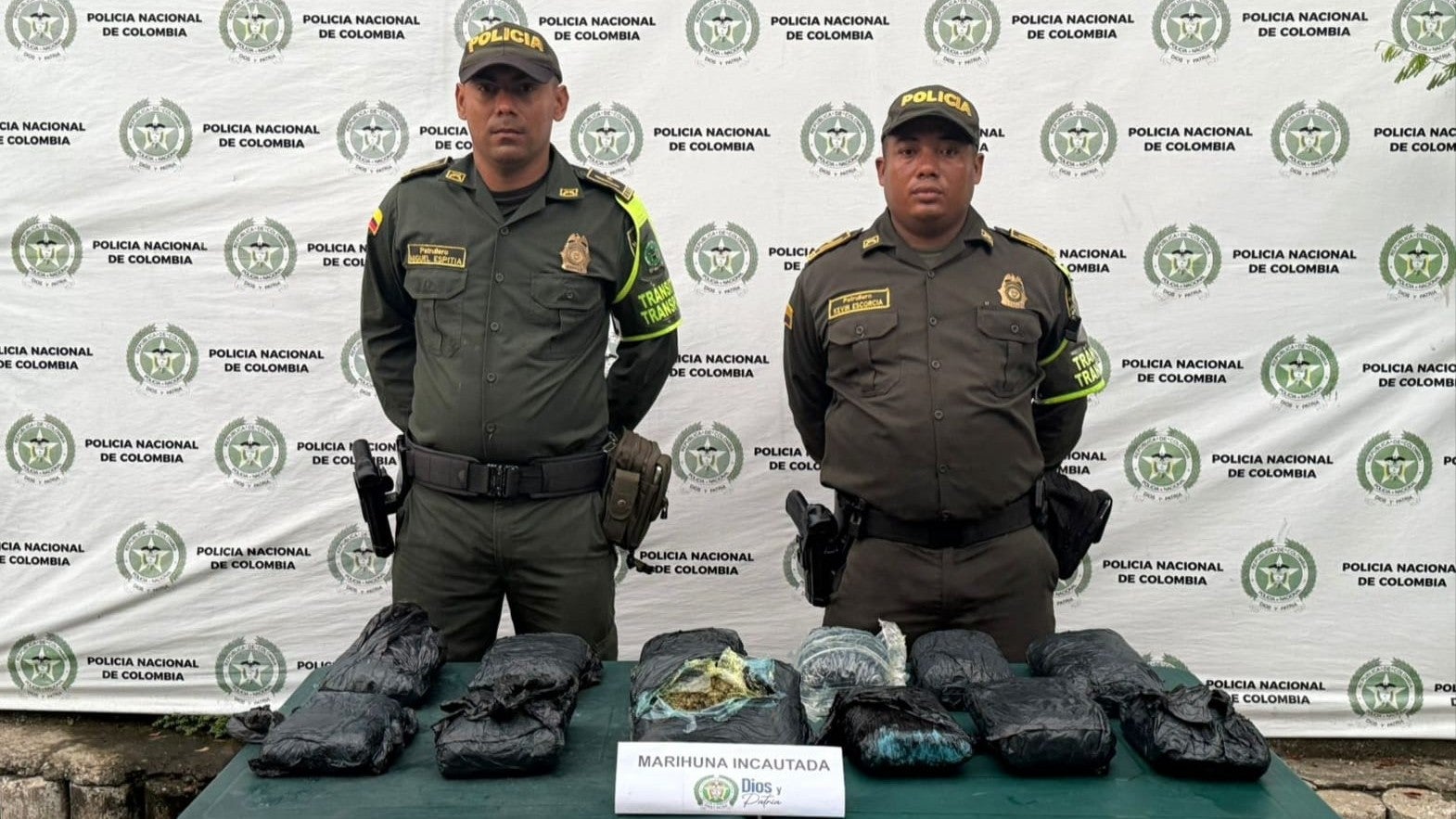Incautación de Marihuana en las vías de Bolívar