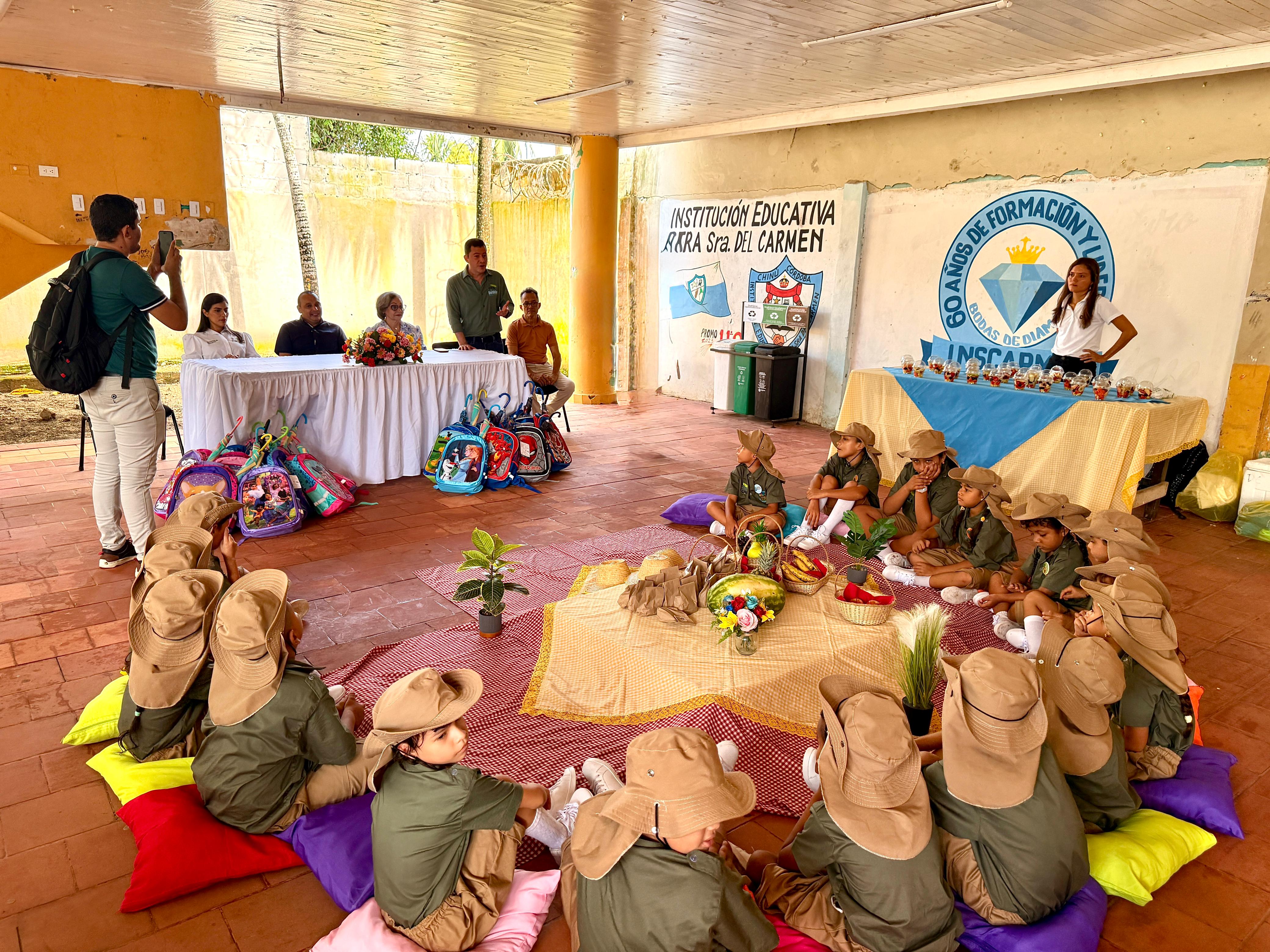 La actividad se cumplió en Chinú