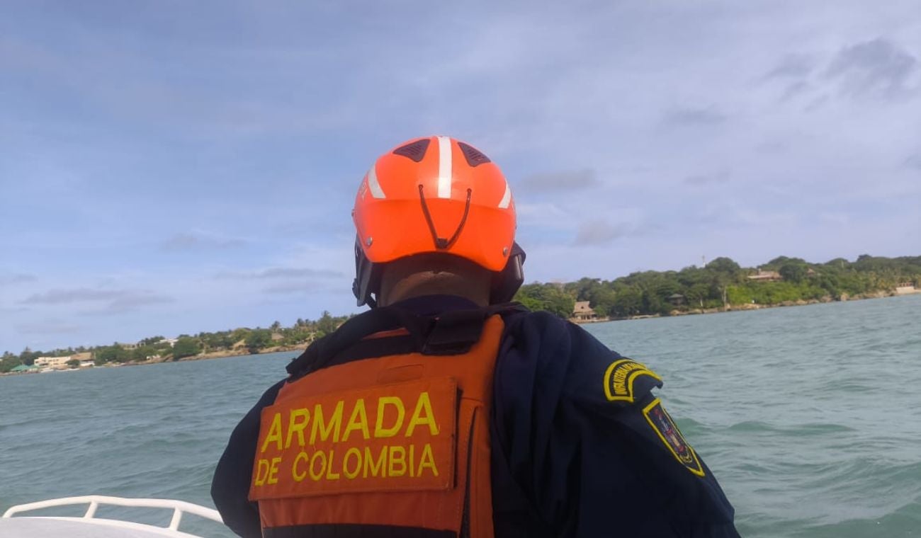 Labores de la Armada en la zona