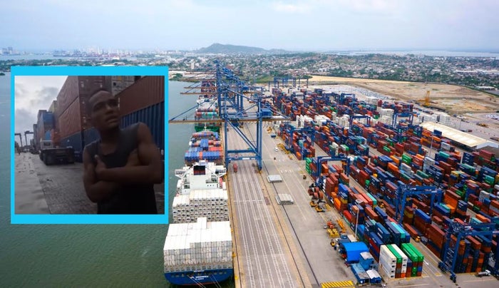 Sorpresa en el Puerto de Cartagena: apareció un hombre en un contenedor