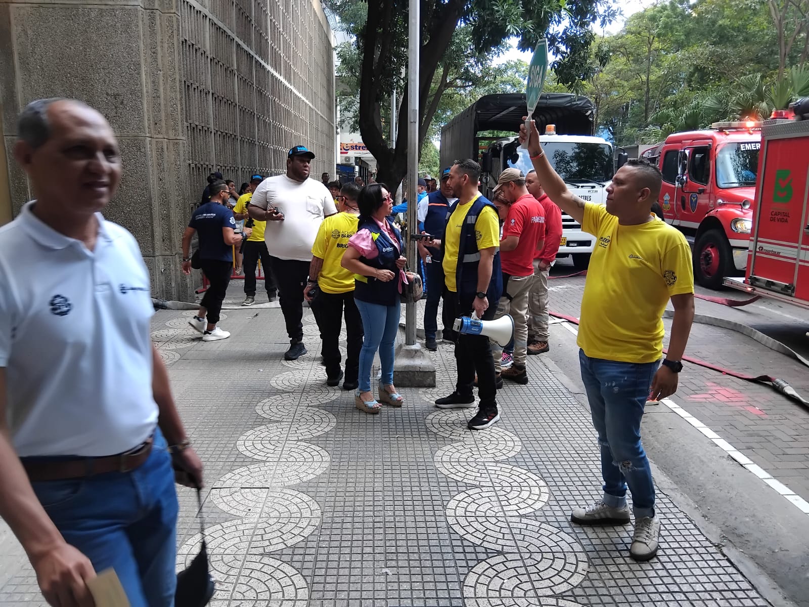 Simulacro de emergencias en Barranquilla