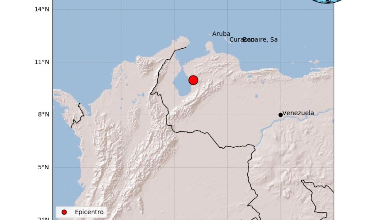 Temblor con epicentro en Venezuela se siente Colombia