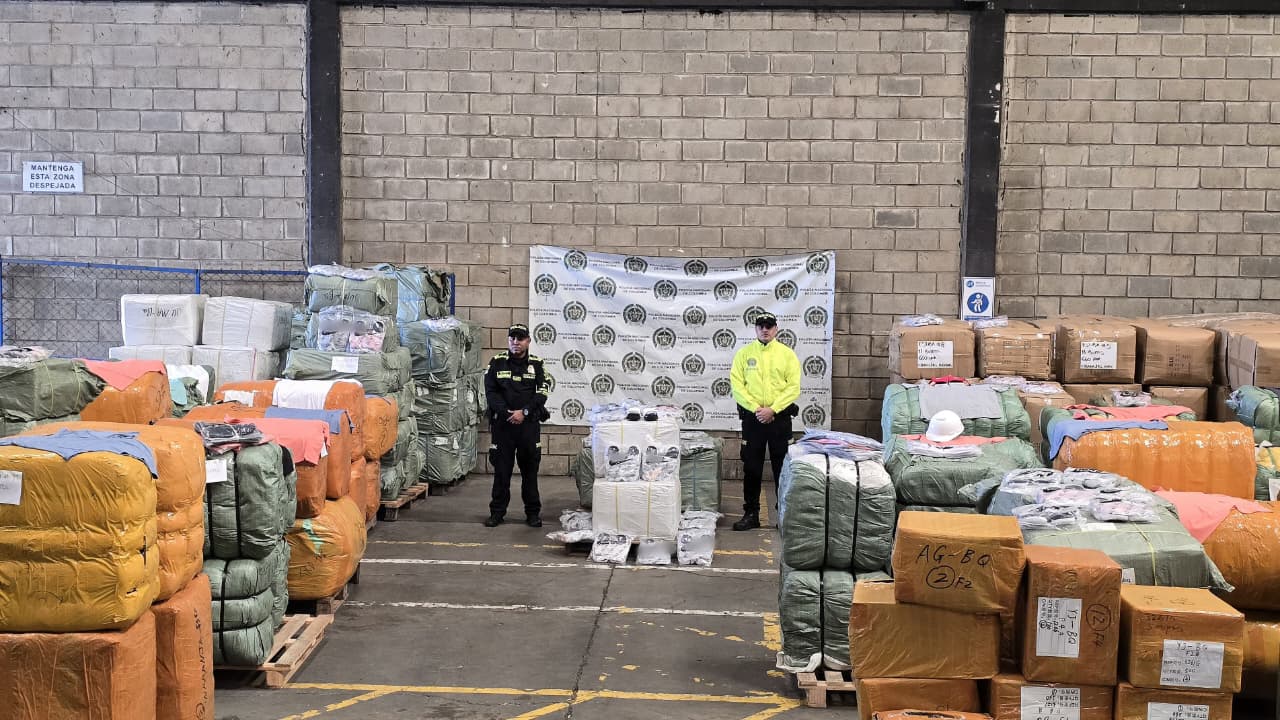 La mercancía incautada no contaba con la documentación exigida legalmente