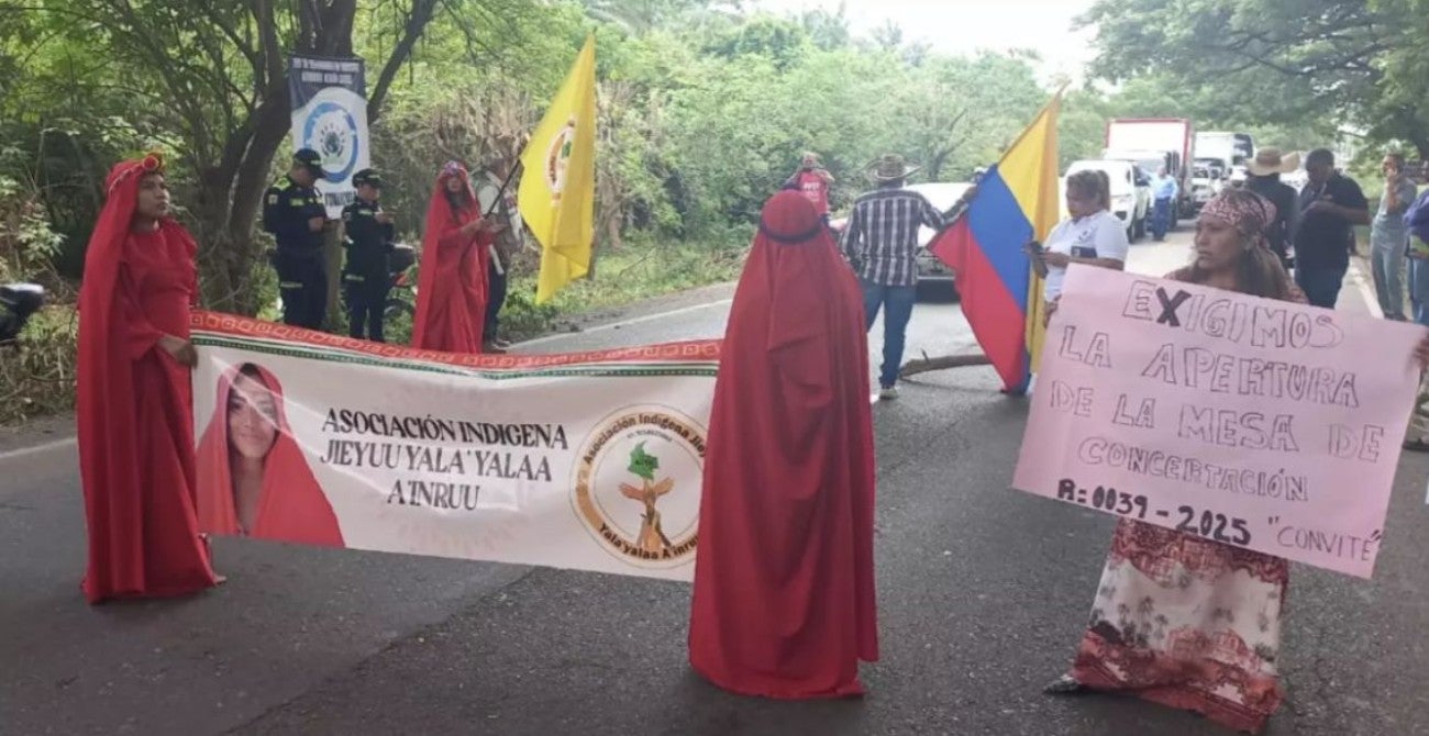 La protesta liderada por la Organización Regional Comité Étnico, Ecológico y Social busca que el Ministerio del Interior instale una mesa de concertación para resolver problemas de tierras y certificaciones de comunidades