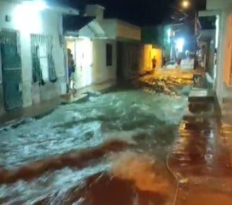 Más de 70 familias resultaron afectadas con las lluvias del pasado fin de semana