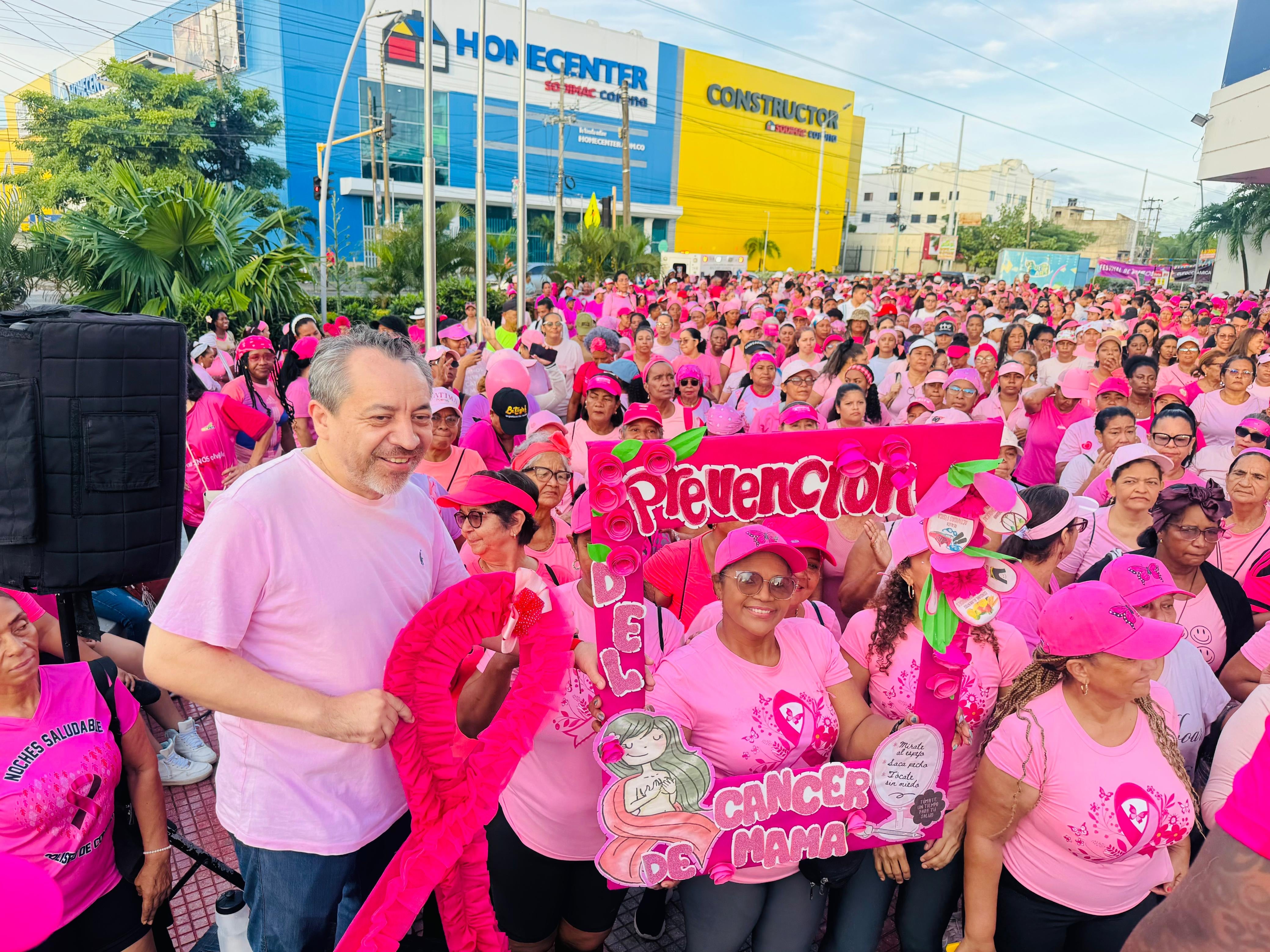 Caminata Rosa en Cartagena