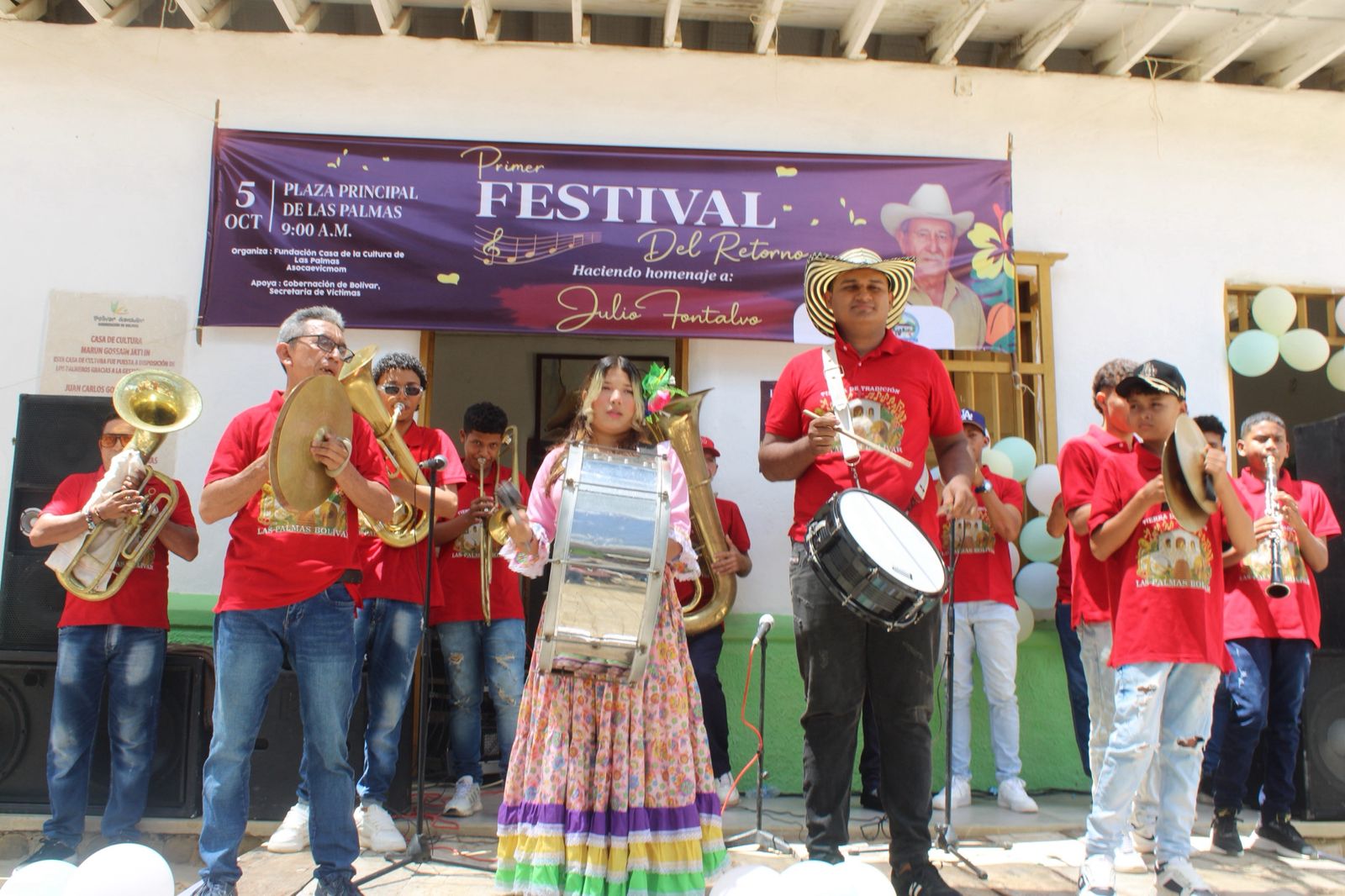 Festival del Retorno en el corregimiento de Las Palmas, Bolívar