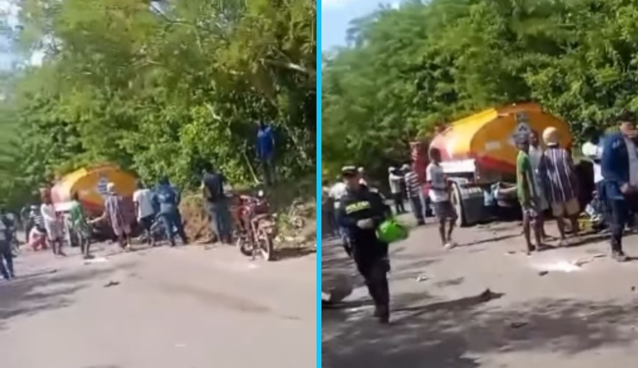 Fuerte accidente de tránsito en la isla de Barú