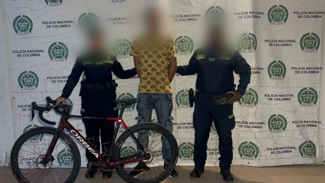 Capturan en Cartagena a alias Porta con una bicicleta reportada como robada avaluada en $35 millones