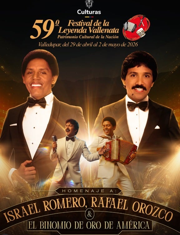 Afiche del 59⁰ Festival de la Leyenda Vallenata