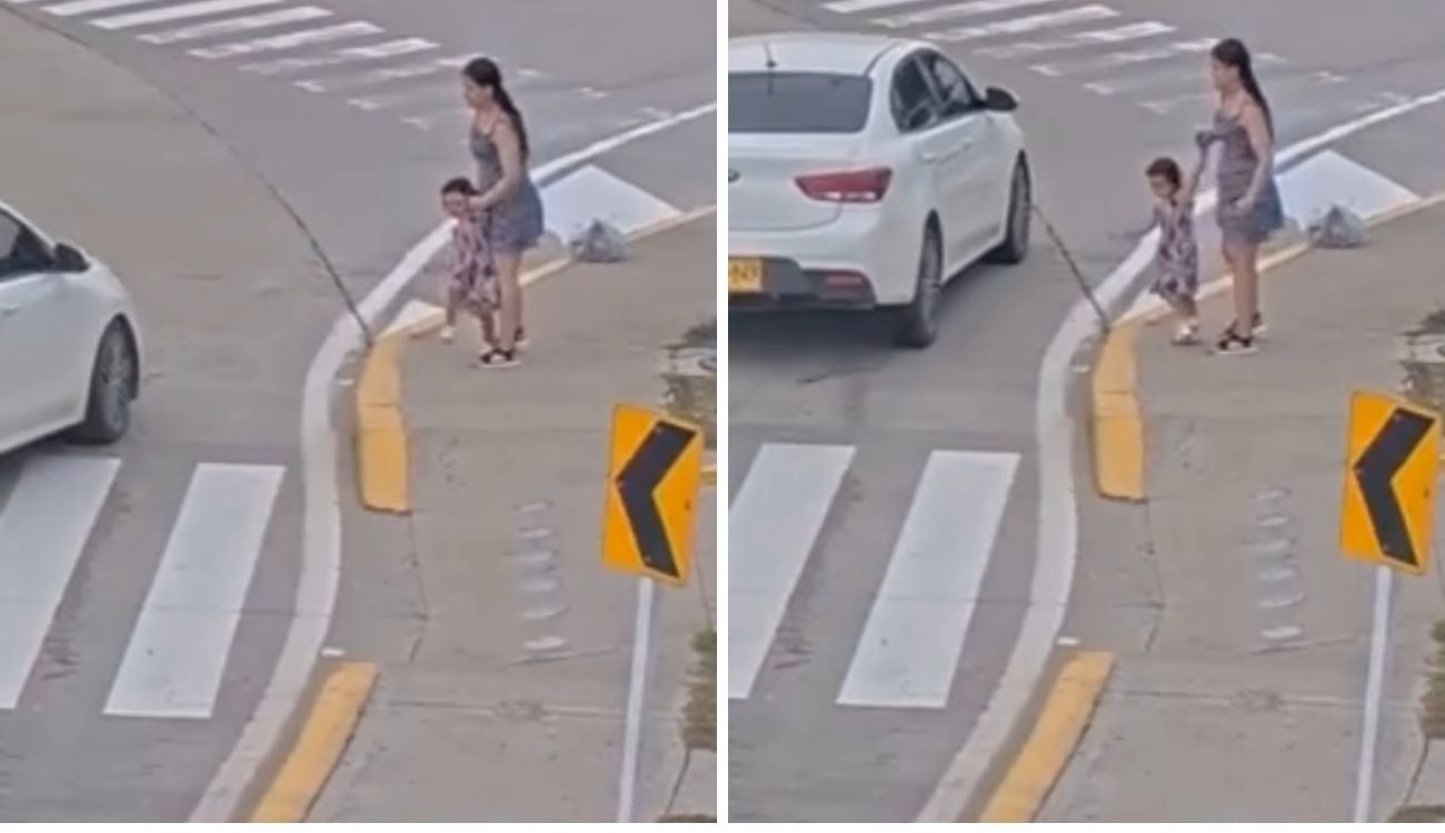 Conductor ignoró semáforo y casi causa accidente en Barranquilla