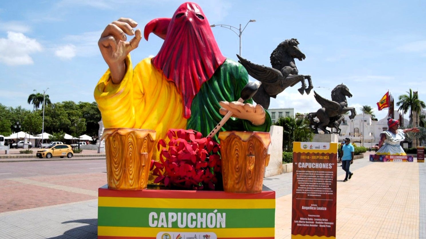 Macrofiguras en el Centro Histórico de Cartagena