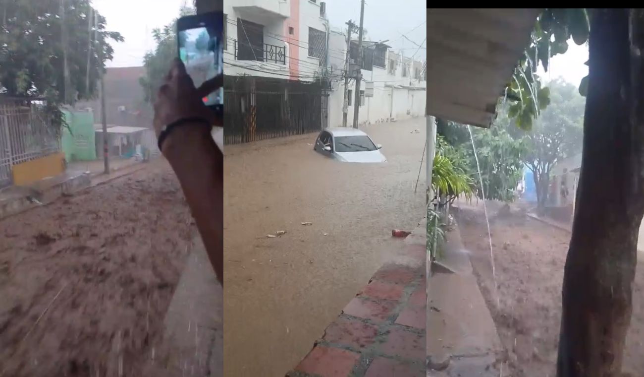 Santa Marta en alerta naranja tras fuertes lluvias: dos muertos, barrios inundados y colegios afectados
