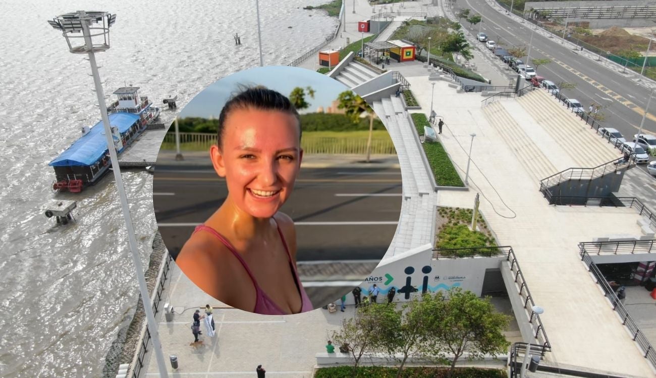 Turista francesa se sorprende con los barranquilleros que corren en el Malecón