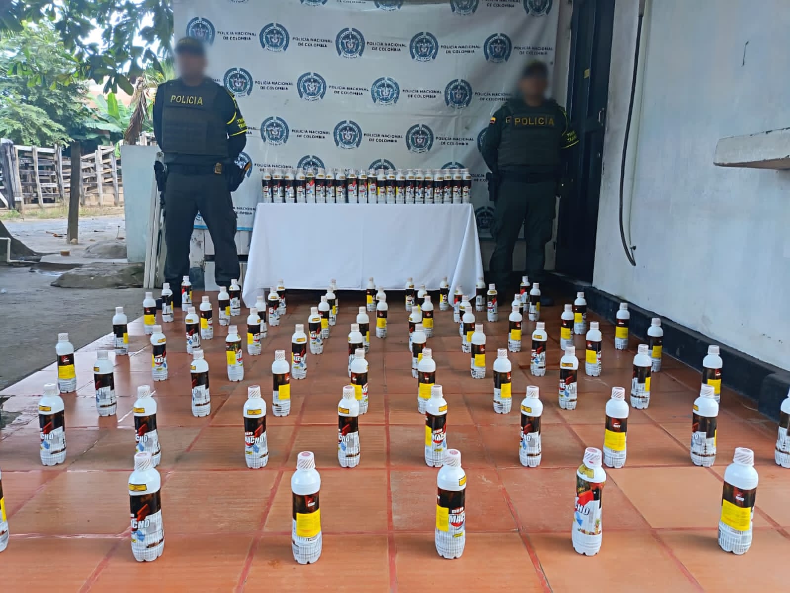 El operativo fue adelantado en el san jorge cordobés