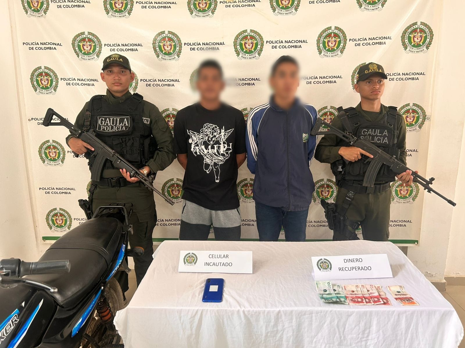 Las capturas fueron en flagrancia