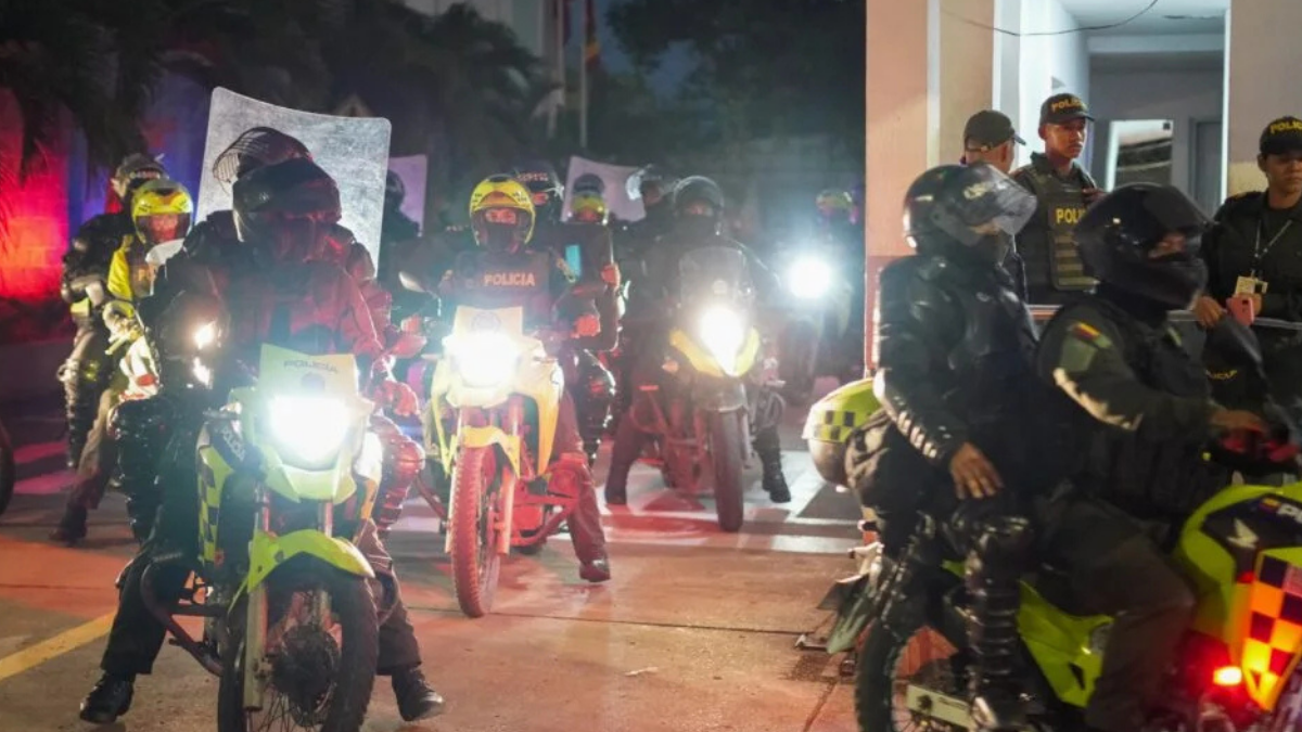 Policía en Cartagena