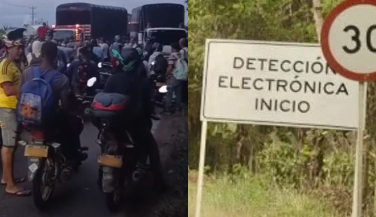 Transportadores bloquean la Troncal de Oriente en el Magdalena por fotomultas