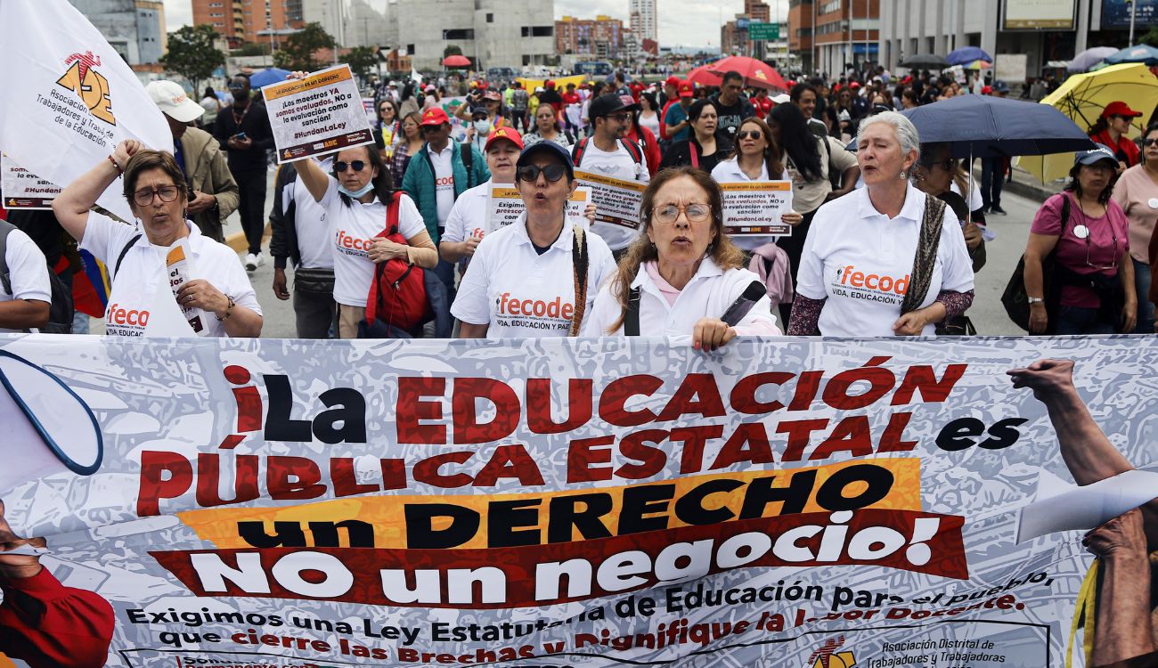 Paro nacional de maestros afectará clases en la región Caribe este jueves