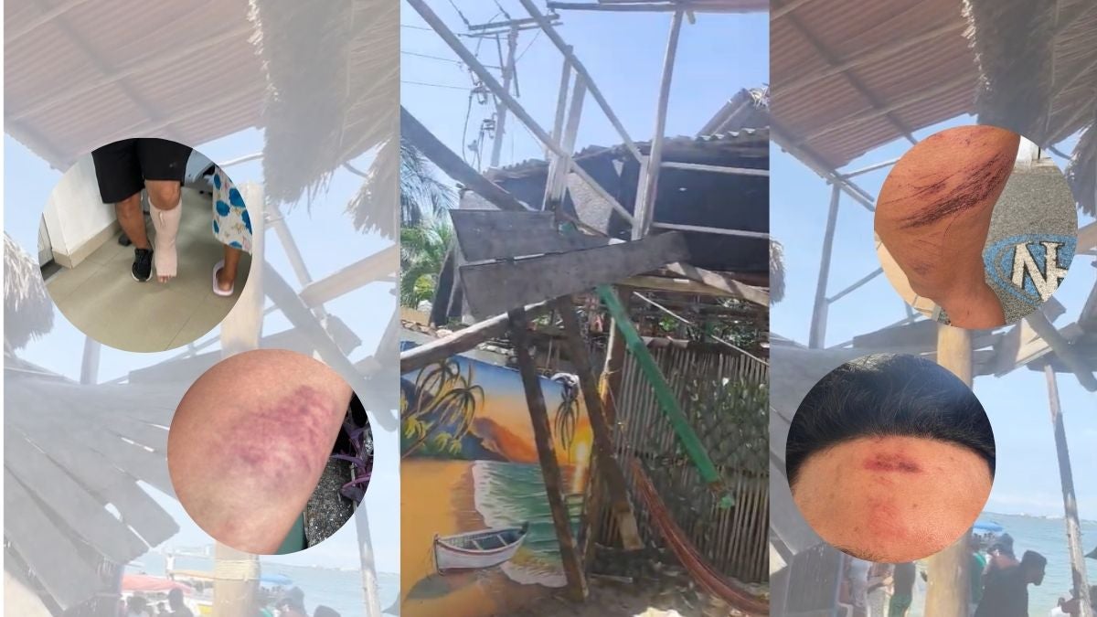 Restaurante en Punta arena colapsó.