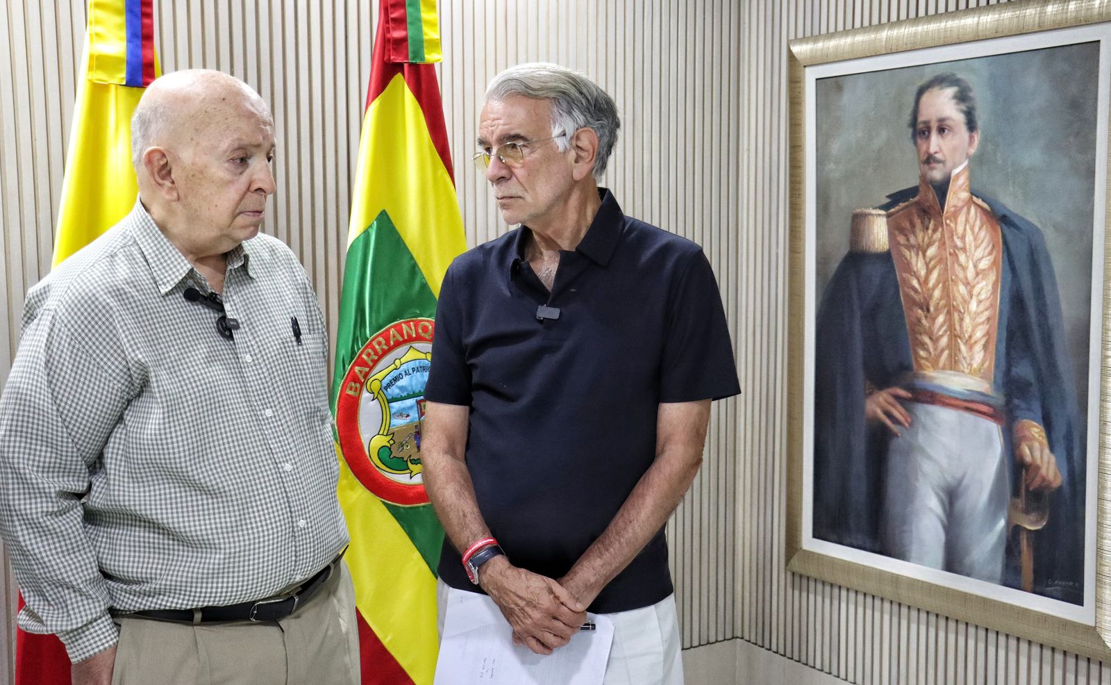 Otty Patiño y Eduardo Verano.