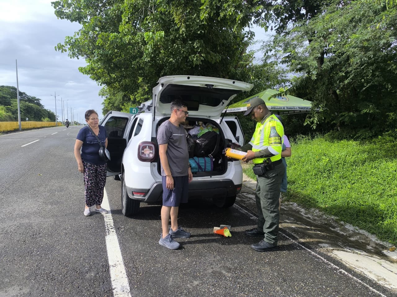 Controles viales en Bolívar