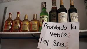 Ley seca por elecciones juveniles.