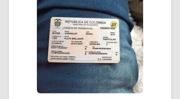 Tarjeta de propiedad