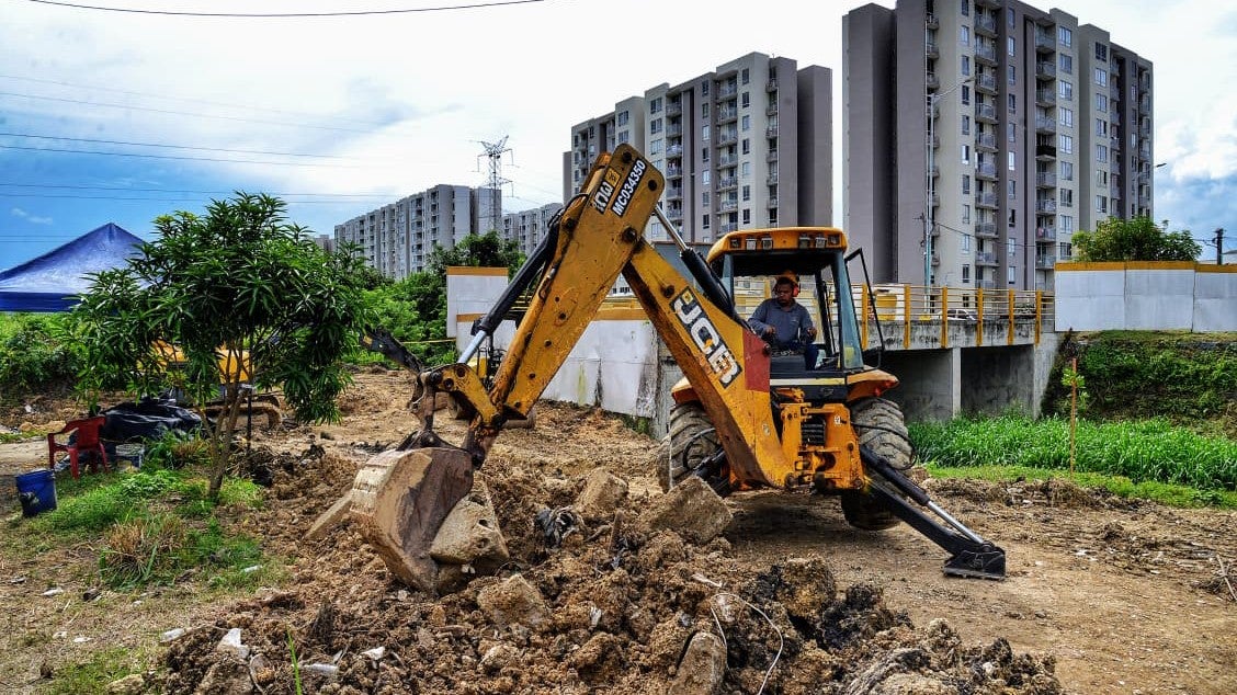 Así avanzan las obras del intercambiador de La Carolina: ya hay vía alterna hacia Parque Heredia