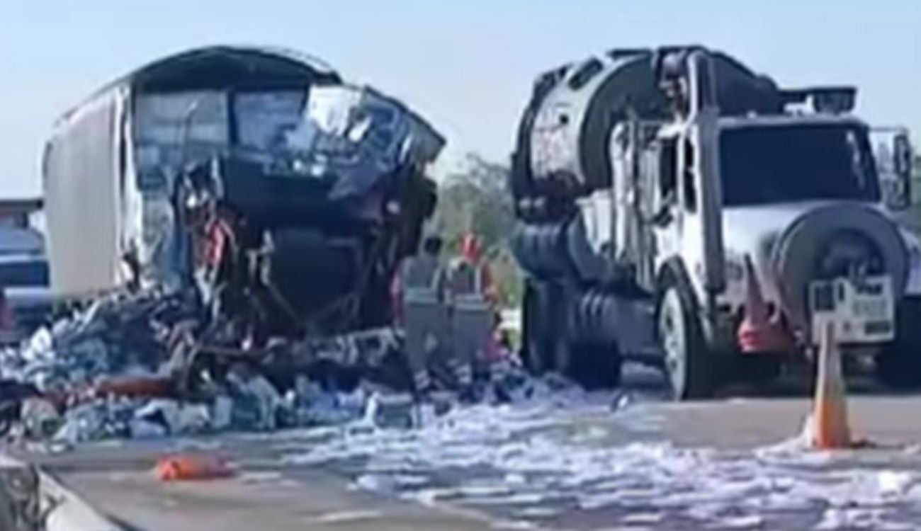 Choque de tractomulas deja dos muertos en Cesar