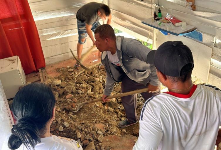 Sector donde residen madre e hija reportadas como desaparecidas