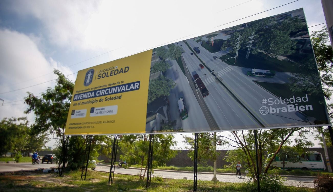 Soledad alista obras en la avenida Circunvalar.