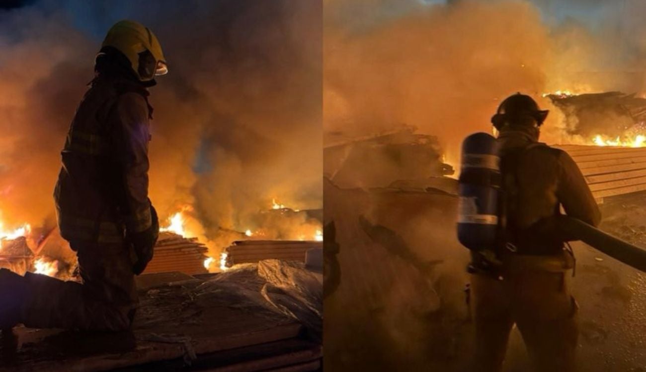 Bomberos controlan incendio que asustó a Cartagena en Mamonal