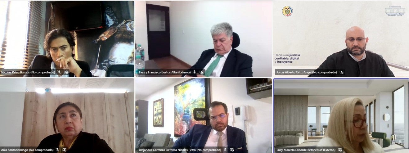 Audiencia de Nicolás Petro