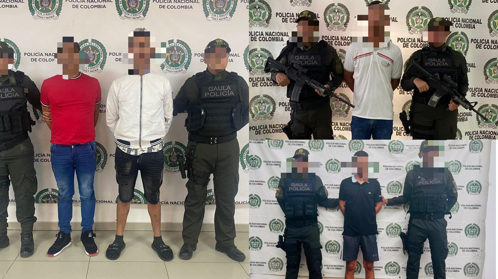 Desmantelan red de extorsión en el sur de Bolívar con la capturan de cuatro presuntos miembros del Clan del Golfo