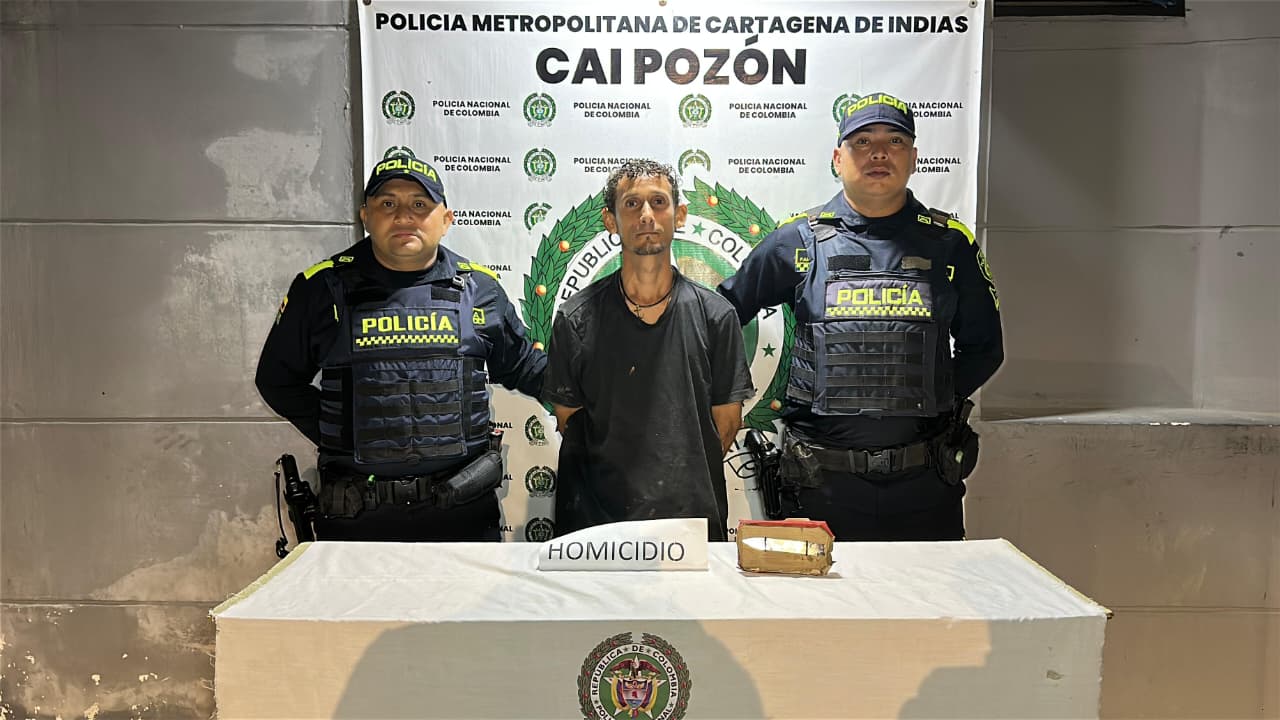 Capturan en Cartagena a alias Ricardito señalado de asesinar a un hombre en medio de una riña