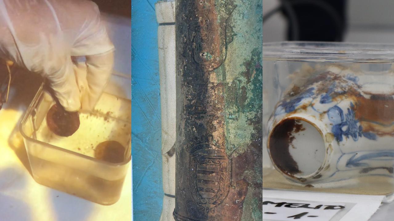 Galeón San José: Los secretos detrás de los nuevos artefactos recolectados del fondo del mar