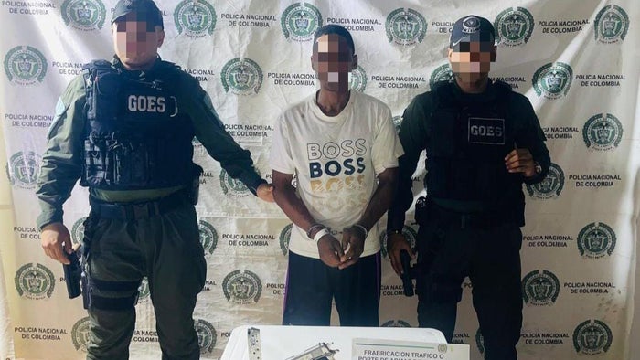 Hombre que desenfundó arma de fuego contra policías en Mompox fue capturado