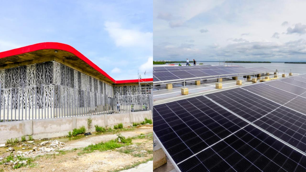 Este es el primer colegio de Cartagena con suministro de energía de paneles solares