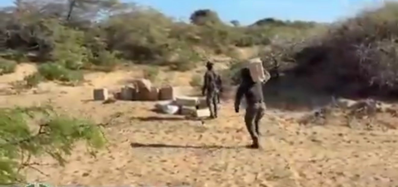 Incautación de cocaína.