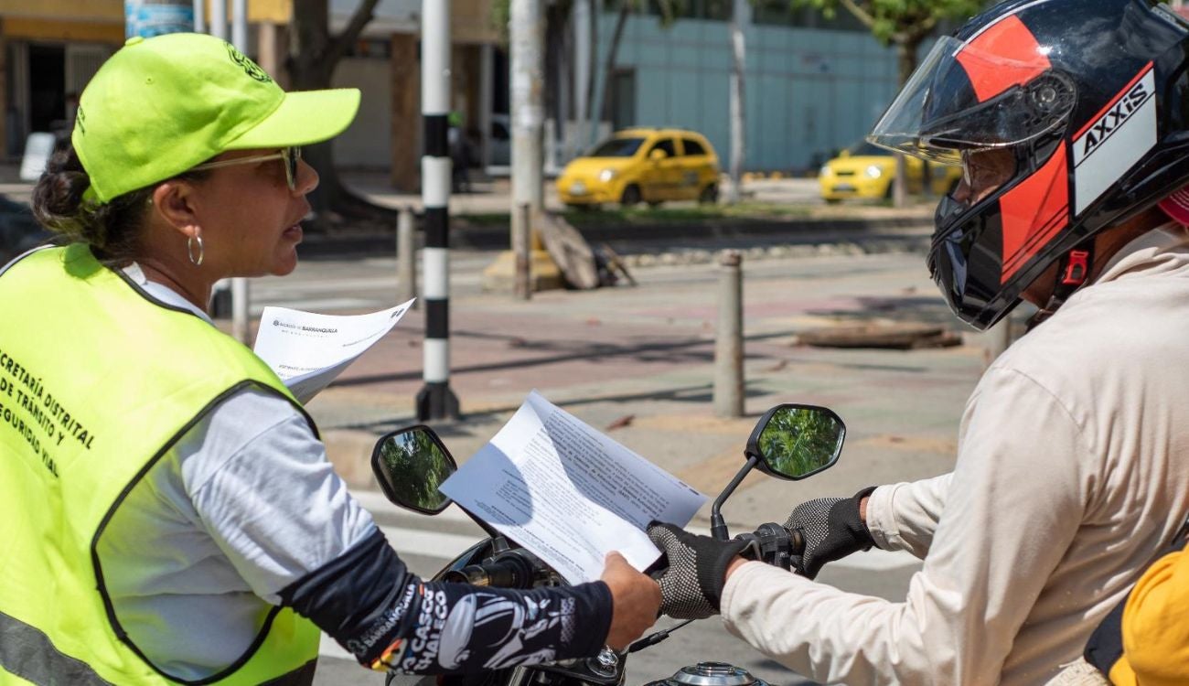 Permiso especial para motos en zonas restringidas de Barranquilla