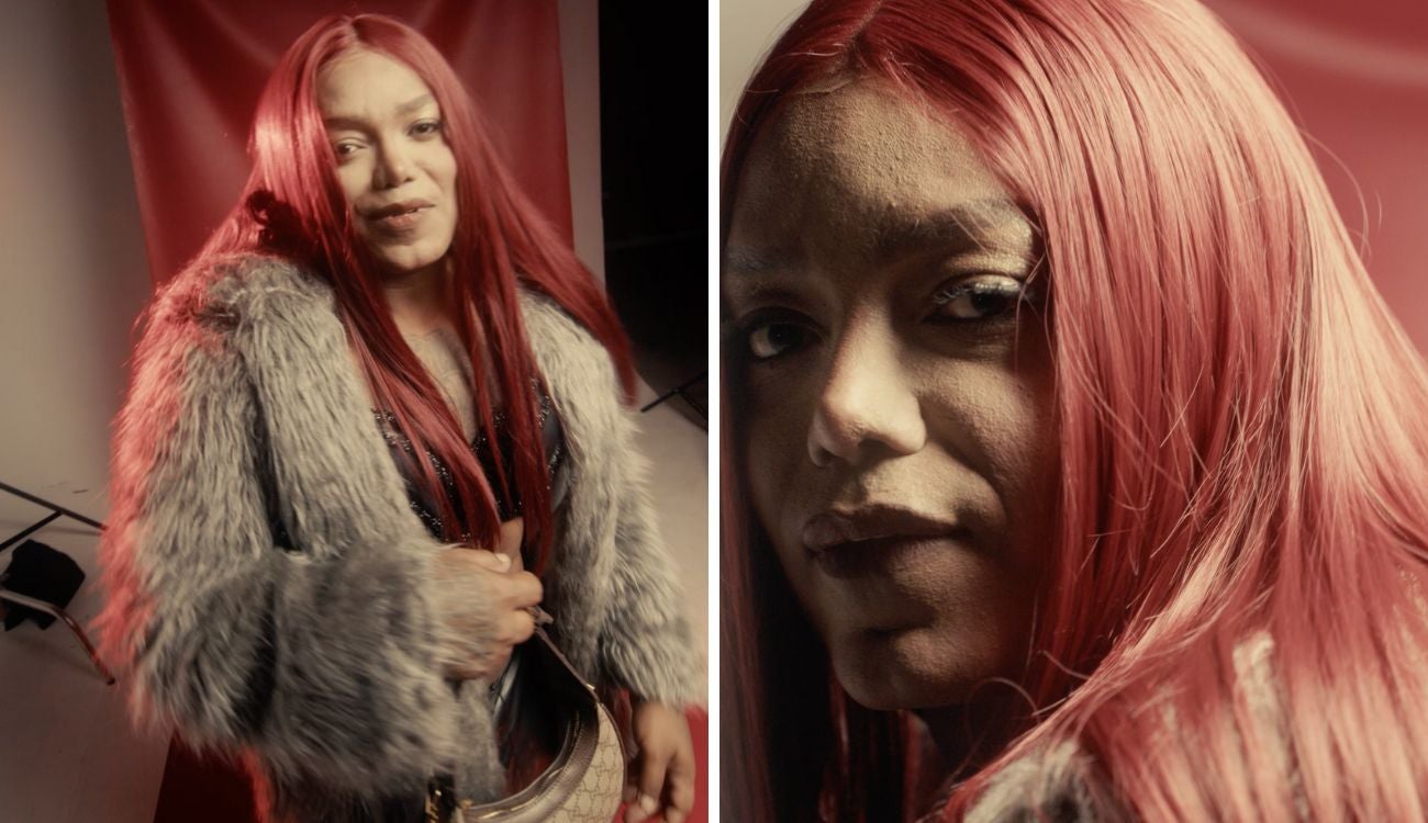 Mr. Black disfrazado de “La Bichota” en Halloween