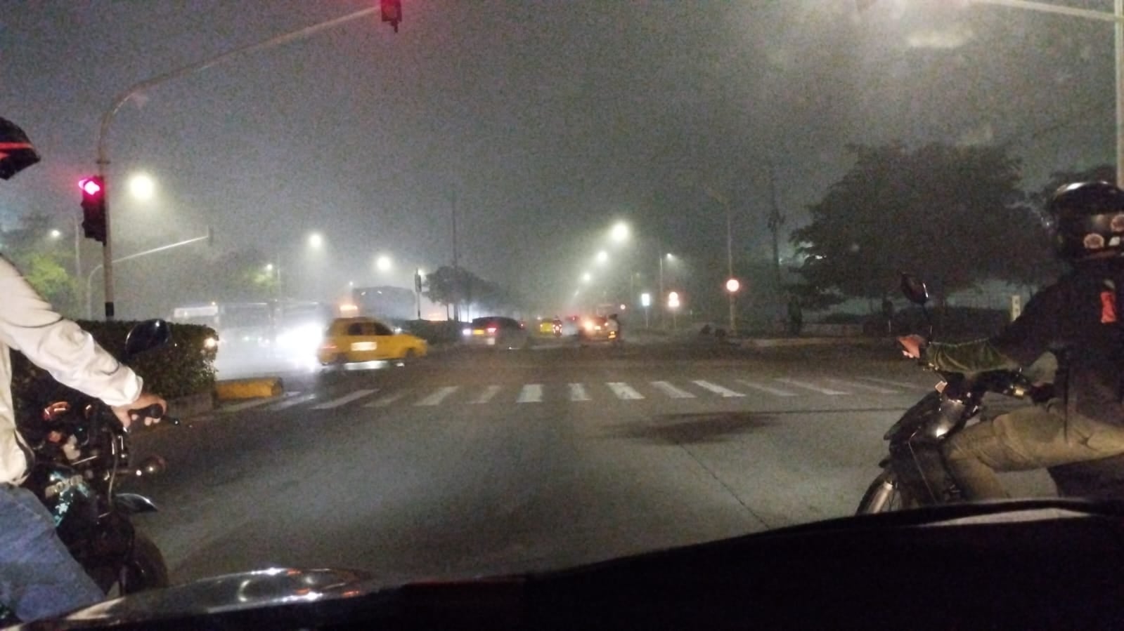 Neblina aeropuerto Ernesto Cortissoz