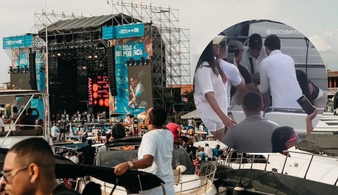 Pelea en yate que sorprendió a asistentes del Festival Náutico en Cartagena.