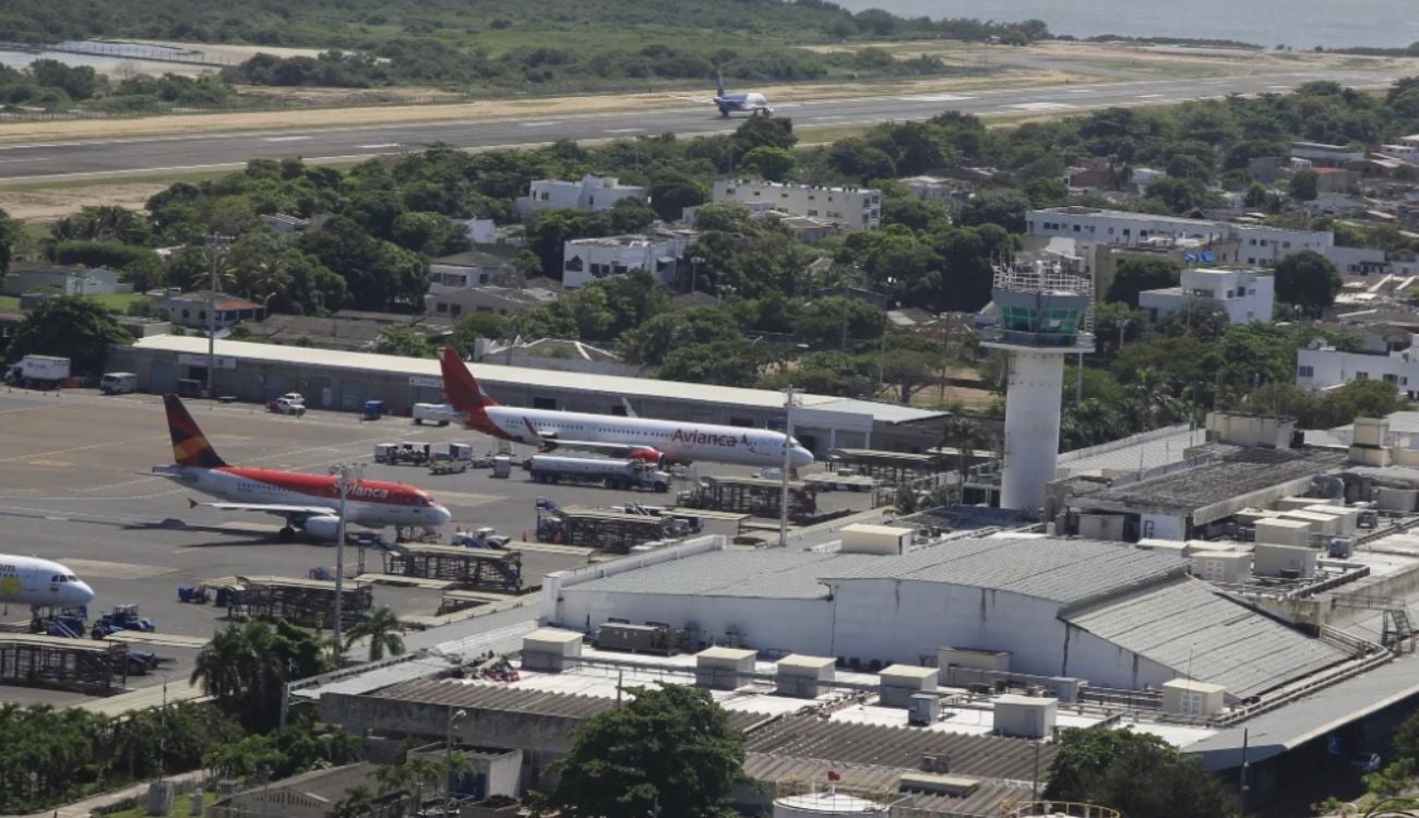Terminal aérea principal de la capital de Bolívar