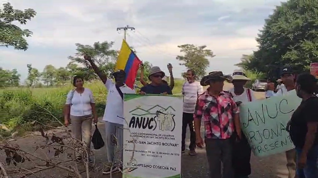 Protesta de campesinos 25 Noviembre